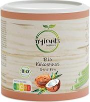 "myfruits" džiovintų kokosų drožlės, 150 g, kokosų juostelės, džiovinti vaisiai, 100% džiovinti kokosai