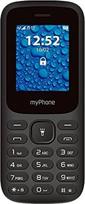 "myPhone 2220" mygtukinis telefonas, dideli mygtukai, spalvotas 1,77 colio ekranas, 600 mAh baterija, žibintuvėlis, radijas, MP3, dvi SIM kortelės, "Bluetooth", mobilusis telefonas senjorams, apšviesti mygtukai, juodas, mygtukinis mobilusis telefonas