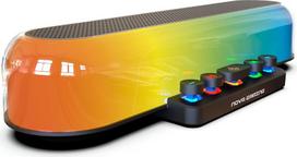 "Nova Gaming" URSAE RGB žaidimų garso juosta, galingas garsas, 6 valandų baterijos veikimo laikas, kompaktiškas dizainas, RGB LED, "Bluetooth 5.3", skirta kompiuteriams, išmaniesiems telefonams ir planšetiniams kompiuteriams
