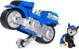 "Paw Patrol Moto Pups Chase's Motorcycle" su žaisline figūrėle, transporto priemonė su ištraukimo ir riedėjimo funkcija, nuo 3 metų, pagrindinė transporto priemonė
