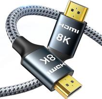 ARISKEEN 8K HDMI 2.1 Cable, 5 Metres, 48Gbps High Speed Nylon Braided HDMI Cable, Supports 8K @ 60 Hz, 4K @ 120 Hz, Compatible with PS5/4 TV Monitor, Blu-ray Soundbar, DVD, Laptop