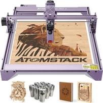 ATOMSTACK A5 PRO+ lazerinės graviravimo staklės, 40 W CNC lazerinis pjaustytuvas, 5 W išėjimo galia 0,01 mm graviravimo tikslumas Lazerinis graviratorius 410 x 400 mm graviravimo diapazonas