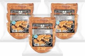 BARIN 3 cheburekų su kiauliena rinkinys 500 g Šaldyti rusiški koldūnai Rankų darbo Krymo totorių specialybė Trapi tešla su švelnia mėsa 1,5 kg bendro svorio