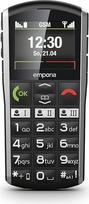 emporia SIMPLICITY | Mobilusis telefonas senjorams | Mobiliojo telefono mygtukas be sutarties | Mobilusis telefonas su pagalbos iškvietimo mygtuku | 2 colių ekranas | Juoda