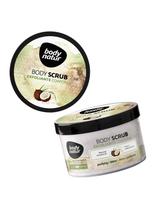BODY NATUR Kūno šveitiklis su ryžių ir kokosų aliejumi, 200 ml