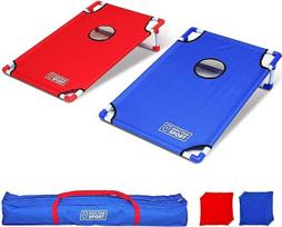 Originalus oficialus 90 x 60 cm Cornhole | Amerikietiškas Cornhole | Prabangus krepšys | Oficialūs matmenys | Aukščiausia kokybė | Lauko ir vidaus patalpos