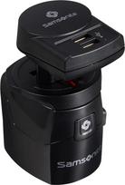 Samsonite kelioniniai priedai - World Adapter Pro 3-P+USB, Black, Black (Juoda), Kelioniniai buteliai ir talpyklos