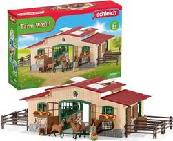 Schleich 42195 Arklidė su žirgais ir priedais