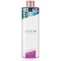 Šildantis nuru masažo aliejus Exotiq Body To Body (500 ml)