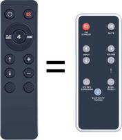 TCNOUMT Nuotolinio valdymo pulto pakeitimas, suderinamas su "Canton DM Surround Soundbar" sistema DM100 DM50 DM55 DM60 DM75 DM8