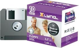 XLYNE 10 vnt. disketės - 1,44MB - 8,9 cm (3,5 Zoll) diskelis - 10 x XLYNE disketė