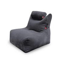 Qubo™ Mini Noa Silver VELVET FIT sėdmaišis