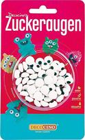 "Decocino" valgomojo cukraus akys (25 g) - dekoratyvinės akys kaip cukraus dekoracija kepant gimtadienio tortus, gimtadienio pyragus, keksiukus, puodelių tortus, pyragaičius