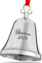 "Klikel" Kalėdų varpo papuošalas 2024 m. - Sidabrinis Kalėdų varpo papuošalas 2024 m. - Kalėdų varpo papuošalas 2024 m. - Tikras Kalėdų eglutės varpo papuošalas - Sidabrinis graviravimas Kalėdų 2024-10-oji metinė