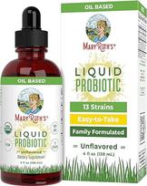 MaryRuth Organics skysta PROBIOTIKA (augalinės kilmės) USDA sertifikuota ekologiška ne GM Vegan RAW Paleo, 4 oz stiklinė