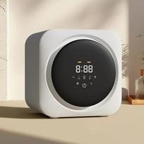 Mini džiovyklė, nešiojamoji džiovyklė, trijų dimensijų karšto oro cirkuliacija 360° kampu, 60 °C pastovi temperatūra, skirta kelionėms, butams, koledžų bendrabučiams, viešbučiams, namams