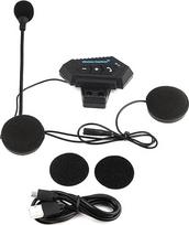 Motociklininko šalmas "Bluetooth" ausinės, motociklininko BT šalmas "Bluetooth Intercom Bluetooth V5.0 Wireless Hands-Free Phone Intercom Headset šalmas motociklams Lauko GPS, muzikos skambučių valdymas