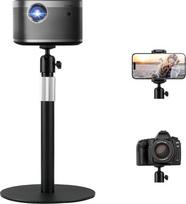 POLESTO Projector Stand, Desktop Projector Stand, Height Adjustable from 30 cm to 47 cm with 1/4 Inch Mounting Screw, Metal Carrier, Stable Load Capacity 5 kg, Perfect for Projector, Camera