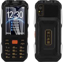 Tvirtas telefonas, senjorų mobilusis telefonas su dideliais mygtukais, mobilusis telefonas su garsiu garsu senjorams, su dviem šviesos diodais, keturiomis kortelėmis, 18000 mAh talpos baterija, talpina 9 šeimos numerius
