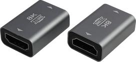 "Aifrymne" HDMI 2.1 koplerio adapteris 8K, 2 vnt., "Buchse auf Buchse", HDMI-Anschluss, palaiko 8K @ 60Hz, 4K @ 120Hz UHD HDR, eARC, skirtas HDMI kabeliams prijungti prie nešiojamojo kompiuterio, HDTV, kompiuterio