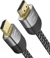 "Aode forHDMI 2.1 Ultra High Speed 48Gbps" kabelis, suderinamas su "Apple TV Roku" "Netflix" "Playstation" "Xbox One X" "Samsung" "Sony LG