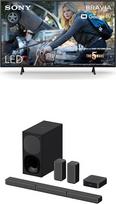 "Sony BRAVIA KD-50X75WL LED 4K HDR "Google TV" HT-S40R 5.1 kanalo garso kolonėlė, juoda