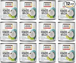 12 x Ekologiškas kokosų pienas 270 ml skardinėje | "Fairtrade ORIGINAL" | iš Šri Lankos | Ekologiškas kokosų pienas idealiai tinka azijietiškiems patiekalams | turtingas, kreminis skonis | 100 % ekologiškas