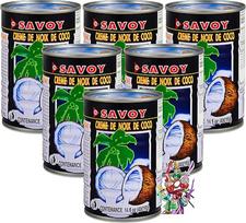 SAVOY Kokosų kremas / Kokosų kremas ir maža laimės lėlė - 6 vnt. - 6 x 400 ml