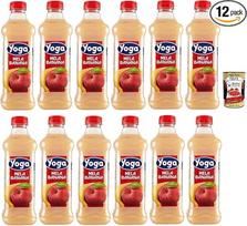Yoga Succo di Frutta Mela Benana, obuolių ir bananų vaisiai Vaisių sulčių gėrimas Vaisių skonio PET butelis 12 x 1000 ml Vaisių sulčių + itališka gurmaniška polpa 400 g