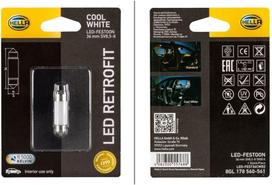 HELLA 8GL 178 560-561 Lemputė, salono apšvietimas