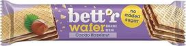 "Bett'r" ekologiški vafliai su lazdyno riešutų kakavos kremu, be pridėtinio cukraus, veganiški - 20 x 30 g