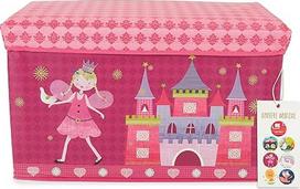 "Bieco" sulankstoma saugojimo dėžė su sėdyne, suoleliu ir dangčiu su paminkštinta princese (Prinzessin)