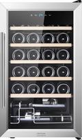 "Cecotec" gėrimų šaldytuvas - 24 buteliai Bolero GrandSommelier 2450 Inox kompresorius. Reguliuojama 5-18 °C temperatūra, didelis našumas, tylus veikimas, be vibracijos