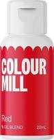 "Colour Mill Oil Blend" raudoni aliejiniai maistiniai dažai - maistiniai dažai šokoladui, fondanui, keksiukams, pyragams, kepiniams, makaronams - maistiniai dažai tortų dekoravimui - 20 ml