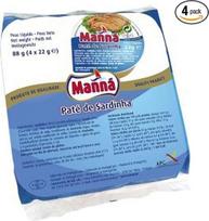 "Manná" sardinių paštetas iš Portugalijos 4 x 88 g