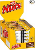 "Nestlé Nuts" šokoladinis batonėlis "The Classic" su lazdyno riešutais ir karamele, įvyniotas į pieninį šokoladą, 24 vnt. (24 x 42 g)
