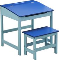 "Premier Housewares" vaikiško rašomojo stalo ir taburetės rinkinys - mėlynas