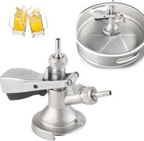 "Tissting Tap Head Keg Closure" A tipo G5/8 sriegio Keg Kranas su slėgio vožtuvu, 304 nerūdijančio plieno alaus statinės alaus čiaupai Alaus čiaupas namų alaus sistemai