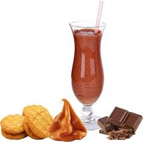 1 kg šokolado karamelės ir sausainių skonio ledo gėrimų miltelių 9 litrų talpai Smoothi Slush Sorbet Granita Ledo gėrimai Ledo kokteiliai