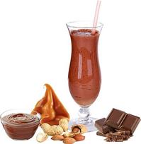 1 kg šokolado karamelės karamelės žemės riešutų riešutų skonio ledo gėrimų miltelių 9 litrų talpos Smoothi Slush Sorbet Granita Ledo gėrimai Ledo kokteiliai