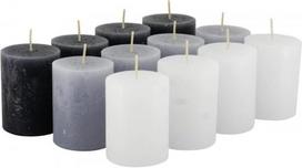 Aukštos kokybės ir kaimiškos stulpinės žvakės - SafeCandle - Vaškinės žvakės / kaimiškos žvakės / advento žvakės Kalėdoms
