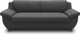 DOMO. kolekcija Panama Sofa 3-vietė 3-viečių sofų rinkinys 3-2-1 Sofa 91 x 207 x 80 cm (plotis x gylis x aukštis) Antracitas