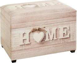 HAKU Möbel Dirbtinė oda MDF Sėdynė Skrynia Matmenys W 58 cm x H 42 cm x D 39 cm Stilius: Pramoninis