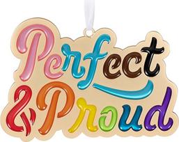 Hallmark Keepsake Kalėdų dekoracija 2024 Tobula ir išdidi metalinė LGBTQ dovana