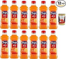 Joga ACE, apelsinų, morkų ir citrinų vaisių sulčių gėrimas Vaisių skonio PET butelis 12 x 1000 ml vaisių sulčių + itališka gurmaniška polpa 400 g