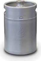 Mini 304 nerūdijančio plieno statinė (5 l, standartinė sidabrinė)