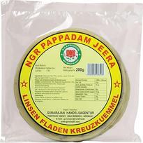 Ngr Pappadam, lęšių miltų miltai su kmynais, 200 g (1 x 200 g pakuotė)