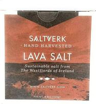 Saltverk Salt - jūros druskos dribsniai, dažyti aktyvuota anglimi | Jūros druskos dribsniai | 125 g | Juodoji Islandijos druska gurmanams