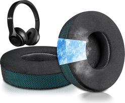 SoloWIT® Cooling Gel Replacement Ear Pads for Beats Solo 2 & Solo 3 Wireless On-Ear Headphones, High Density Noise Isolation Foam Pads, Extra Thickness