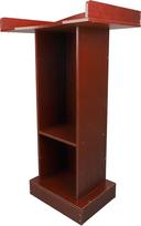 Sorandy Podium Stand, Moderne Klassenzimmer -Lecterns & Podiums mit Lagerregal, Professionelles Präsentationspodium für Klassenzimmer, Hochzeit, Kirche, Sprache, Konzert